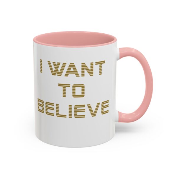 UFO -I WANT TO BELIEVE - Accent Coffee Mug (11oz) - Image 10