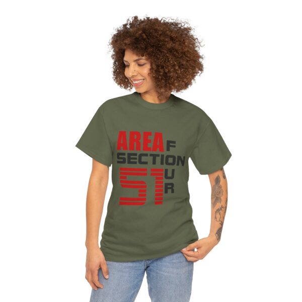 AREA 51 SECTION 4Unisex Heavy Cotton Tee - Image 61