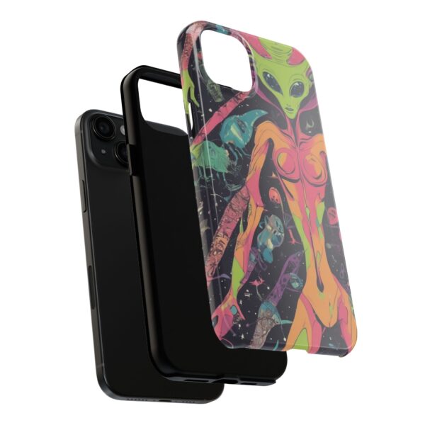 Tough Phone Cases I Want To Believe Alien UPA UFO Greys Roswell Sexy female Alien - Image 75