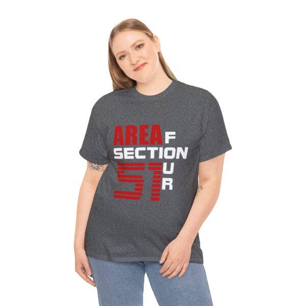 AREA 51 SECTION 4Unisex Heavy Cotton Tee - Image 70