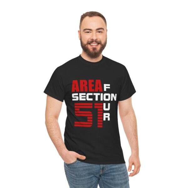 AREA 51 SECTION 4Unisex Heavy Cotton Tee - Image 31