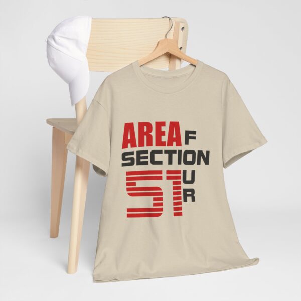 AREA 51 SECTION 4Unisex Heavy Cotton Tee - Image 8