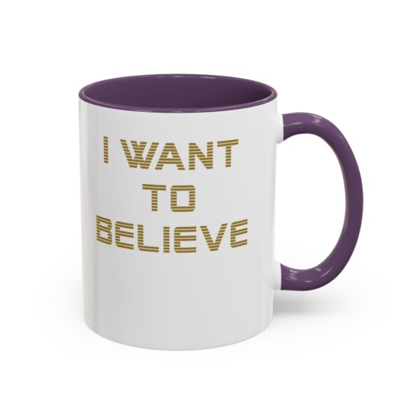 Element 115 - I WANT TO BELIEVE - Lazar UFO -Accent Coffee Mug (11, 15oz) - Image 26