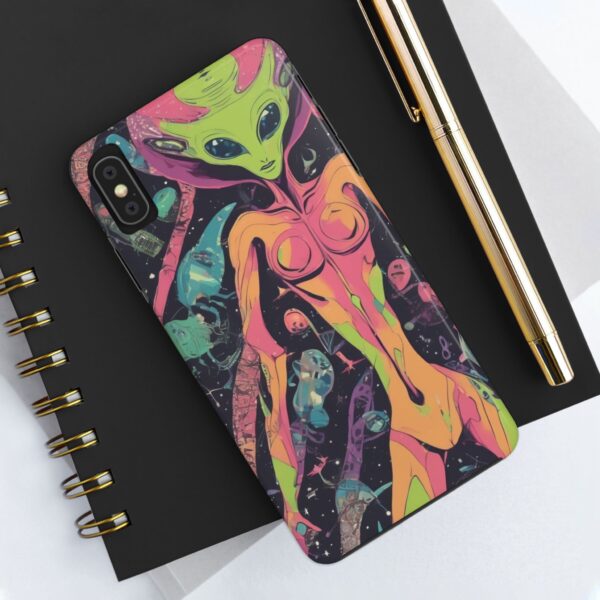 Tough Phone Cases I Want To Believe Alien UPA UFO Greys Roswell Sexy female Alien - Image 11