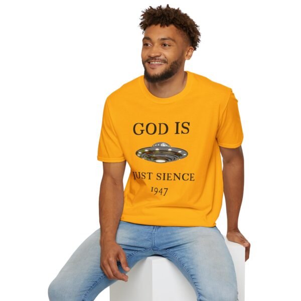 God is just Science 1947 - Unisex Softstyle T-Shirt - Image 29