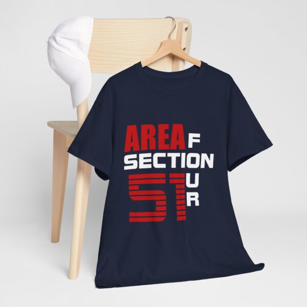 AREA 51 SECTION 4Unisex Heavy Cotton Tee - Image 96