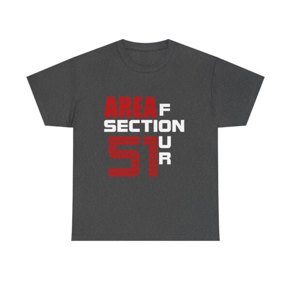 AREA 51 SECTION 4Unisex Heavy Cotton Tee - Image 73