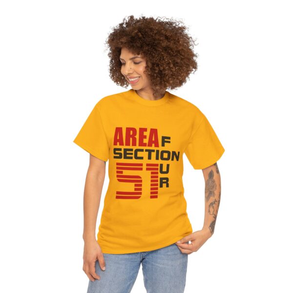 AREA 51 SECTION 4Unisex Heavy Cotton Tee - Image 53