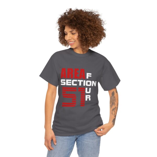 AREA 51 SECTION 4Unisex Heavy Cotton Tee - Image 85