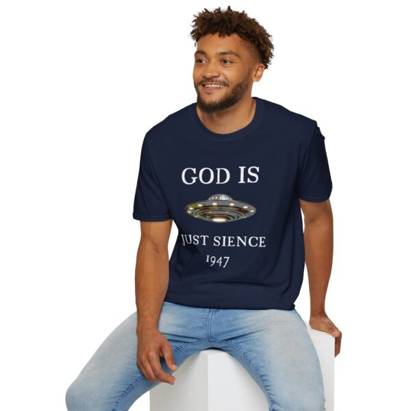 God is just Science 1947 - Unisex Softstyle T-Shirt - Image 71