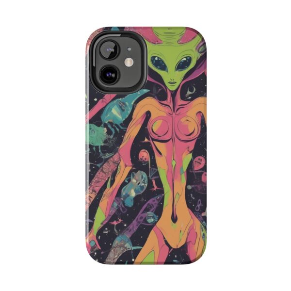 Tough Phone Cases I Want To Believe Alien UPA UFO Greys Roswell Sexy female Alien - Image 29