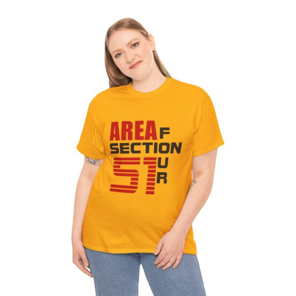 AREA 51 SECTION 4Unisex Heavy Cotton Tee - Image 54