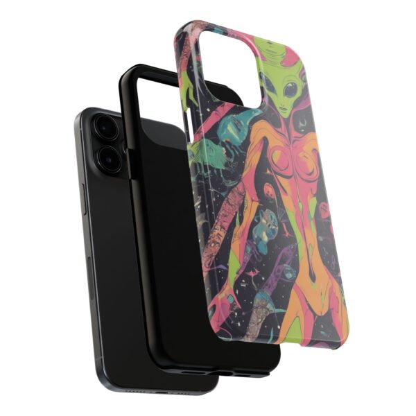 Tough Phone Cases I Want To Believe Alien UPA UFO Greys Roswell Sexy female Alien - Image 79