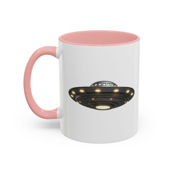 UFO -I WANT TO BELIEVE - Accent Coffee Mug (11oz) - Image 11