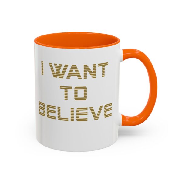 UFO -I WANT TO BELIEVE - Accent Coffee Mug (11oz) - Image 22