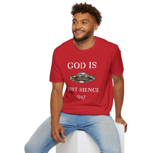 God is just Science 1947 - Unisex Softstyle T-Shirt - Image 77