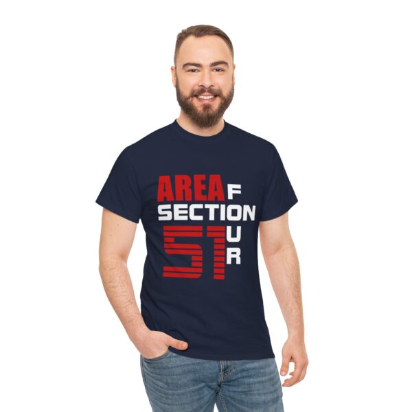 AREA 51 SECTION 4Unisex Heavy Cotton Tee - Image 95