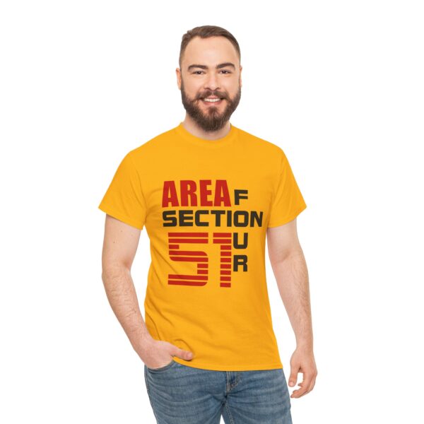 AREA 51 SECTION 4Unisex Heavy Cotton Tee - Image 55