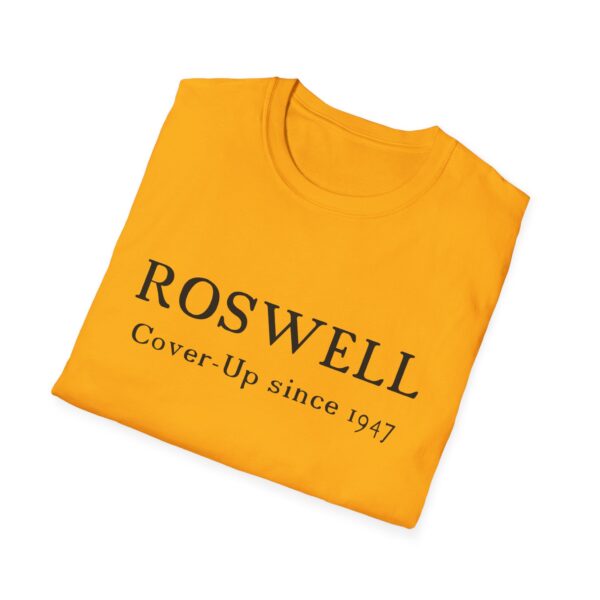 Roswell - Cover up since 1947 - Unisex Softstyle T-Shirt - Image 34