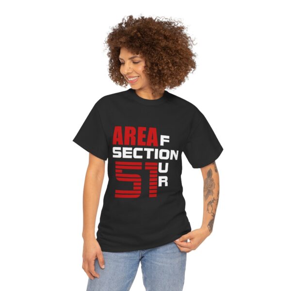 AREA 51 SECTION 4Unisex Heavy Cotton Tee - Image 29