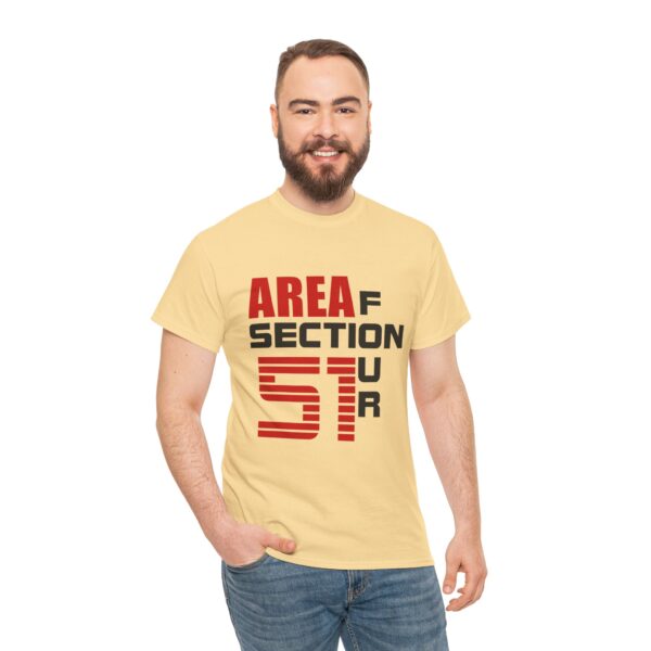 AREA 51 SECTION 4Unisex Heavy Cotton Tee - Image 47