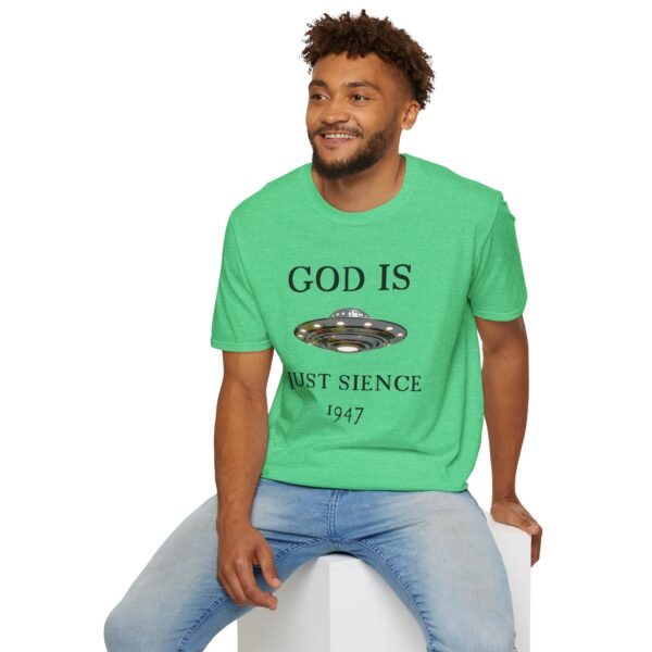 God is just Science 1947 - Unisex Softstyle T-Shirt - Image 53