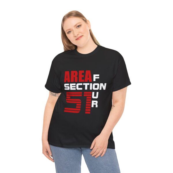 AREA 51 SECTION 4Unisex Heavy Cotton Tee - Image 30