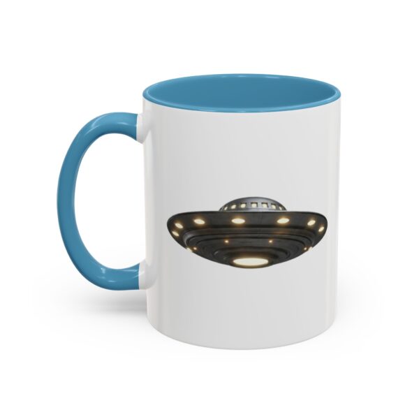 UFO -I WANT TO BELIEVE - Accent Coffee Mug (11oz) - Image 19