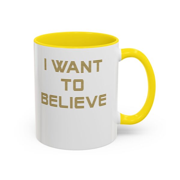 Element 115 - I WANT TO BELIEVE - Lazar UFO -Accent Coffee Mug (11, 15oz) - Image 30