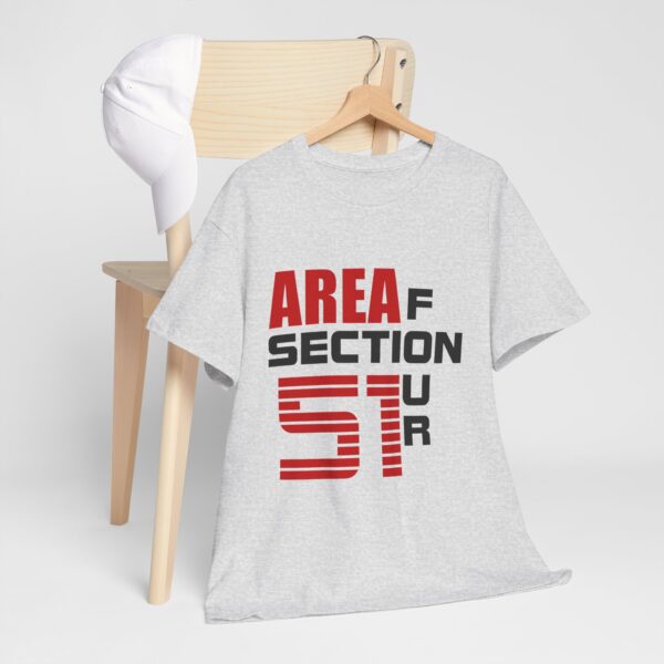 AREA 51 SECTION 4Unisex Heavy Cotton Tee - Image 24