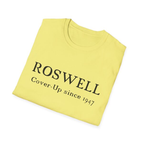 Roswell - Cover up since 1947 - Unisex Softstyle T-Shirt - Image 46