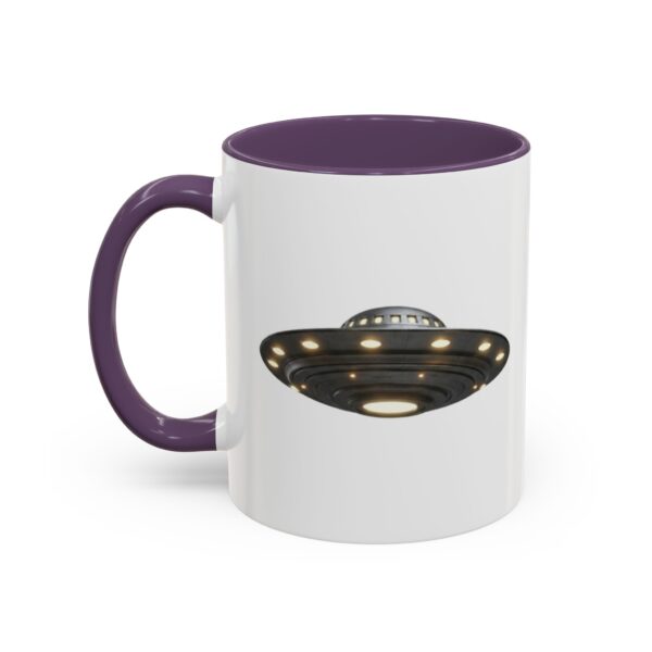 UFO -I WANT TO BELIEVE - Accent Coffee Mug (11oz) - Image 27