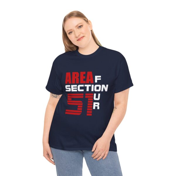 AREA 51 SECTION 4Unisex Heavy Cotton Tee - Image 94