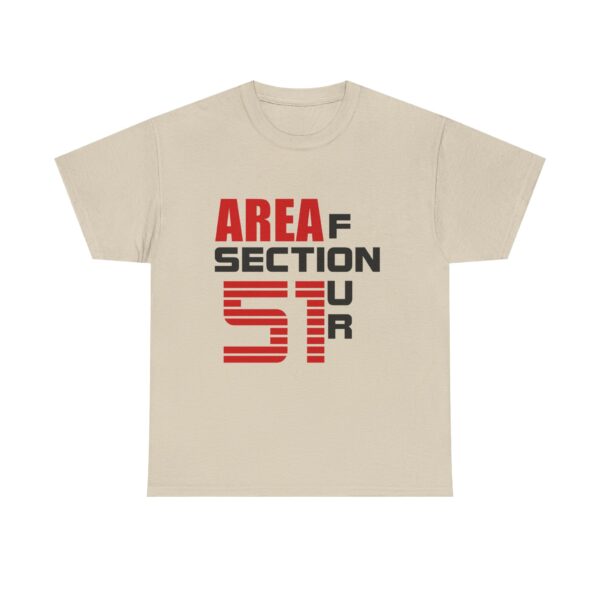 AREA 51 SECTION 4Unisex Heavy Cotton Tee - Image 2