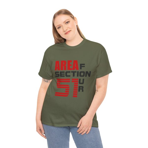 AREA 51 SECTION 4Unisex Heavy Cotton Tee - Image 62