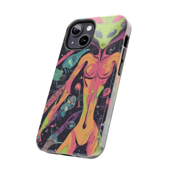 Tough Phone Cases I Want To Believe Alien UPA UFO Greys Roswell Sexy female Alien - Image 46