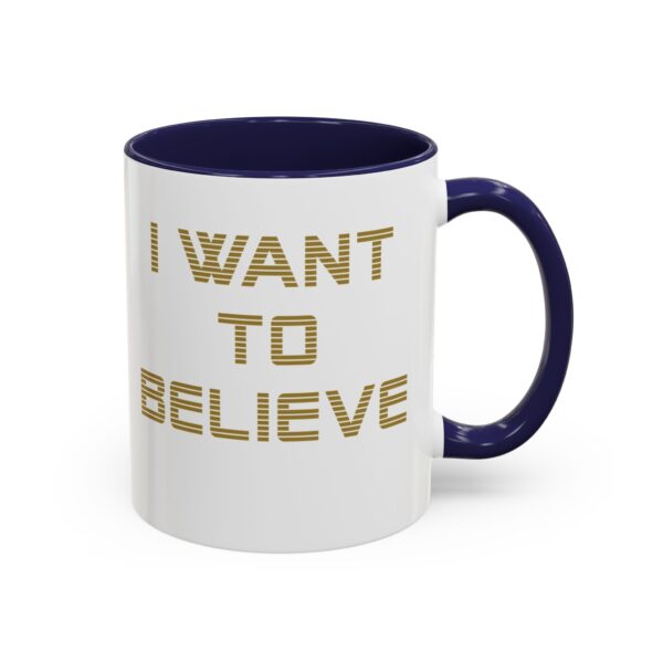 UFO -I WANT TO BELIEVE - Accent Coffee Mug (11oz) - Image 6